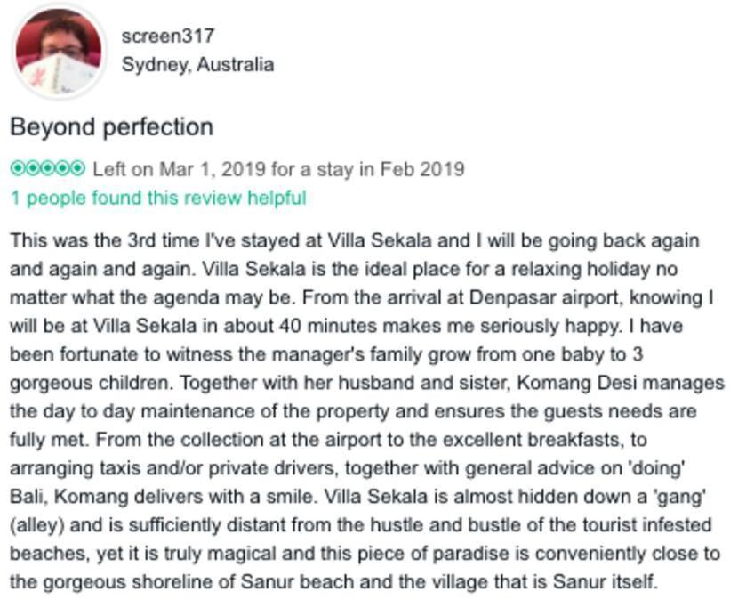 Exquisite Private Villa — Villa Sekala, Sanur, Se Bali Екстер'єр фото